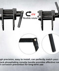 Heavy Duty Disc Brake Pad Spreader Tool with flexible 270° rotating handle, auto repair caliper separator for most vehicles.