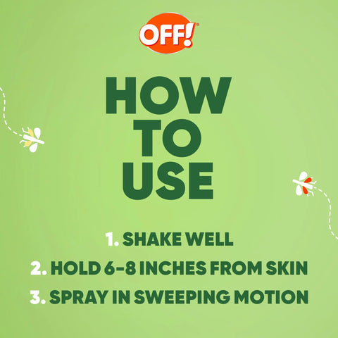 How to use instructions for Insect Repellent Aerosol With Dry Non Greasy Formula And 25 Percent DEET For Long Lasting Mosquito And Tick Protection