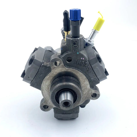 Top Shelf Heavy Duty Common Rail Diesel Fuel Injection Pump Straight Up Fits Ford Ranger Px And Mazda BT 50 3.2L Direct Replacement A2C59517043 A2C96176300 Lr029969 detailed front view of diesel pump with connectors