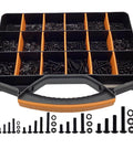 Must Have 3000Pcs Metric Screw Assortment Kit With 18 Sizes M2 Through M5 in a case, includes screws, nuts, washers.