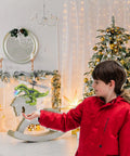 Child playing with Dinosaur RC Ball Flying Toy For Kids 8-12 Infrared Induction Remote Control Dino With LED Lights
