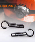 Headlamp Clip For Hard Hats Must Have Durable Helmet Light Attachment shown on hard hat with easy install clips