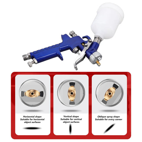 Heavy Duty Pro Grade Hvlp Spray Gun Dishes Out A Killer Smooth Finish With Solid Brass Nozzle and flow control for DIY crafts.