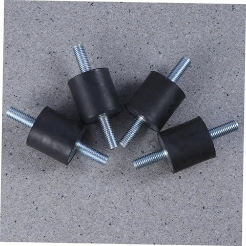 Heavy Duty Rubber Mounts Set For Fitness Equipment And Home Gym Systems Beat The Shake With Shocks Absorbers Anti Vibration Isolators For Air Conditioners Air Compressors Motors Pumps And Welding Machines Reducing Noise And Vibration black rubber mounts with metal threaded studs, pack of 2