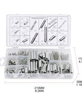 Get This Spring Assortment Kit With Compression And Extension Springs Packed For Easy Storage Ideal For DIY Tinkerers And Pros Repairing Worn Out Steel Parts That Stay Rust Resistant And Durable A Must Have Tool. 200-piece steel spring kit in case, 210mm x 110mm x 30mm