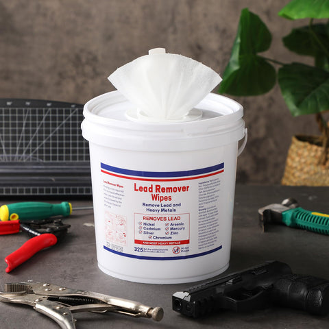 325 Count Lead Removal Wipes For Shooting Disposable Hand And Surface Cleaning Wipes To Remove Lead Dust Oil And Grime