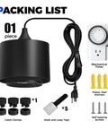 Packing list for 40 Watt Full Spectrum Hanging Plant Lights for Indoors with adjustable components and accessories.