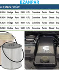 Diesel Fuel Filter Water Separator Kit For Ram 2500 3500 4500 5500 6.7 Cummins Diesel 2019 2020 2021 2022 2023 2024 Dodge