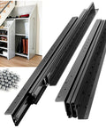 Beefy Undermount Drawer Slides 260 Lb Load Capacity 16 Inch 1 Pair Full Extension Ball Bearing Concealed Bottom Mount Rails
