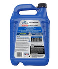 Titanium Extended Life Yellow Antifreeze And Coolant Concentrate 1 Gallon back view showing usage instructions and info