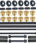 Front End Arm Bushing Rebuild Kit For ATV Raptor 125 250 700 Banshee 350 YFZ450 YFM Models with bushings and hardware