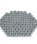 5 16 Inch 18 Thread Nylon Insert Lock Nuts Nylock Self Locking Nuts Carbon Steel White Zinc Plated Silver