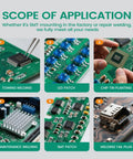 Top Shelf Lead Free Solder Paste For Phone Repair Smooth Glide Tin Bismuth Compound applied to PCBs for SMT processes.