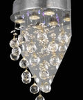Premium Chrome 3 Light Wall Sconce Swirling Crystals Knockout Contemporary Design Dope Ambient Lighting Ace Indoor Decor Level Up Your Entire Space On The Daily with rotating crystals and polished chrome finish.