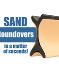 21 Profile Contour Sanding Grips For Inside And Outside Surfaces showing a sanding grip with roundover contour