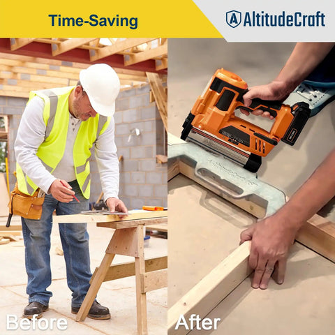 Heavy Duty 16 Inch Stud Layout Tool And Precision Framing Jig For No Sweat Construction Spacing Pro Builder Essential Wood Wall Measuring Guide in action.