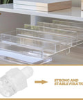 Clear Acrylic Fastener Kit 100 Piece Set Transparent Screws And Nuts For Precise Pro Grade Assembly, Dope Hardware For Furniture, Home Improvement, And Mechanical Projects, Durable Bundle; clear acrylic drawer organizer fixings