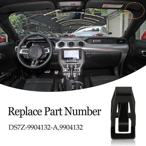 Right Or Left Roof Sun Visor Clip Retainer For Edge Fusion MKX Transit Durable Mn13 Material shown on vehicle interior