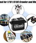 Beefy High Torque 55Kg Full Metal Coreless Digital RC Servo for One Tenth Scale Crawler Cars with robot and vehicle examples