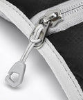 Close-up of zipper detail on Hydration Backpack For Hiking And Trekking, Outdoor Waterproof Gear, Unisex Hydration Pack For Camping.