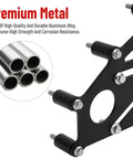 Beefy Heavy Duty Billet Aluminum Engine Stand Adapter Plate Mount Bracket For V8 And V6 Engines Built Tough For Rebuilds And Maintenance Fits Duramax Five Point Three Liter Six Point Zero Liter And Four Point Eight Liter Blocks black aluminum alloy engine stand adapter plate