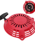 Durable PVC Manual Pull Start Assembly For Garden Tools And Industrial Equipment Tough Replacement Part For GCV160 Engine Pull Starter Easy Fit And Built To Last Performance red pull starter with black handle