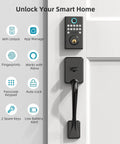 Secure Your Spot Fast With This Smooth Operator Smart Wifi Deadbolt showcasing fingerprint access keypad and sleek design.