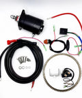 Electric Start Kit For 2 Stroke 25HP And 30HP Outboards Plug And Play Starter Motor Relay Charge Coil Switch Gear with Gear Ring