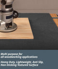 Heavy Duty Non Slip Mat For Workshop And Workbench 24 By 48 Inch Grippy Anti Slip Grip Pad for woodworking routers