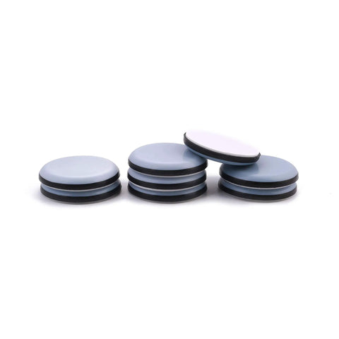 3/4 Inch Adhesive Furniture Sliders PTFE Glide Pads For Chairs, Sofas, And Home Appliances, Easy Install, 20 Pack displayed in a stack.