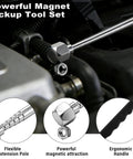 Flexible Magnetic Tool Mat Set With Ergonomic Handles for Bendable Non Slip Organization in engine bay, telescoping tool