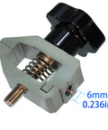 Built To Last Heavy Duty Push Pull Force Fixture 500N With Stainless Steel Jaw Clamp And High Load Capacity Tension Meter For Testing Rubber Cables Papers Films And Electronic Components, 6mm