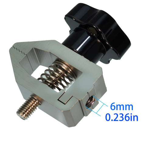 Beefy Push Pull Force Testing Fixture With 3mm Clamp And 500N Load Capacity VI001 Model Smart Test Jig For Tensile Break Insertion And Extraction Scenarios 1 Piece, 6mm clamp