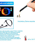Beefy 24 Inch Cable Ties Pack Of 50 With 200 Lbs Tensile Strength, UV Resistant, flame retardant test shown.