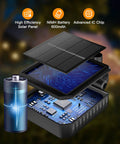 Diagram showing internal components of Solar Powered Firefly Lights 8 LED Outdoor Garden Lights Waterproof With Swaying Starburst Motion And Warm White Glow 4 Pack For Patio Yard Pathway And Cozy Romantic Backyard Vibe