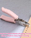 Dual Size Circle Hole Punch With One Quarter Inch And One Eighth Inch Holes For Paper Crafts, handheld puncher on paper