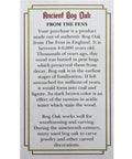 Certificate of Authenticity for Ancient Bog Oak Pen Blank For Wood Turning And Carving Exotic Wood Blank