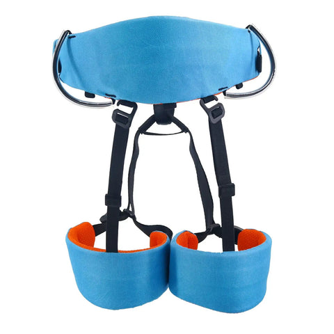 Ultra Lightweight Half Body Climbing Harness For Kids And Teens Cushioned Comfort Waist Belt Adjustable Fit High Strength Polyester
