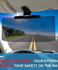 Snuffing That Road Shine With This Badass Anti Glare Car Sun Visor Built For The Tesla Cybertruck sporting a dark tinted shade.