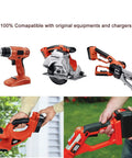Two Pack 18V Replacement Battery For HPB18 Series That Hooks Up With Black And Decker And Firestorm Cordless Tools 24476000 NiMH 64.8W 1550g Long Lasting Power powering various tools