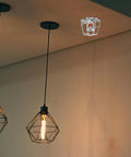 Robust Fire Sprinkler Guard 2 75 Inch Universal Head Cover KnockOut Bump Shield Easy Grip No Sweat Snap Install For Flush Side Wall Setup Home Office Vibe mounted above stylish hanging lights.
