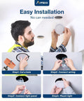 Installation steps for 20 Pack 4 Inch Slick Ultra Thin LED Recessed Ceiling Light With Junction Box, Easy Install