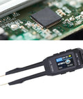 101A SMD Tester With Auto ID Pro Grade Portable Digital Multimeter For PCB Repair Measures Capacitance Inductance Resistance Diode And Continuity At 100Hz 1kHz And 10kHz With 0.3Vrms And 0.6Vrms