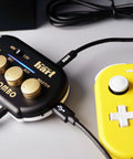 Just Combo Podcast Mini 3 Channel Audio Mixer With Stereo Bluetooth Mic Input USB Audio Out And Dual Outputs connected to devices