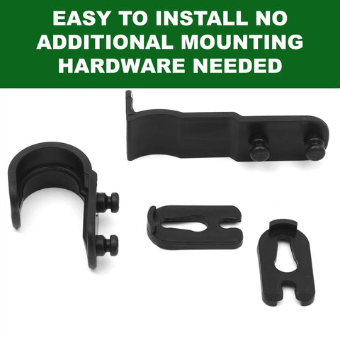 Mailbox Latch Replacement Kit For Group Standard And Post Mailboxes Door Latch Replacement Easy Install No Additional Mounting Hardware Needed Waterproof And Rustproof Dope Polypropylene Latch Set components shown.