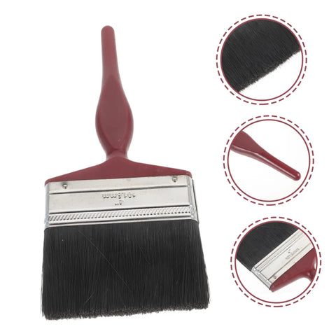 Workhorse Pro Grade Deck Stain Brush Large Paddle Brush With Ergonomic Red Handle For Decks Fences And Walls with bristles