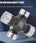 5-460X Greaseable U-Joint Kit For 1310 And 1350 Series Outside Snap Ring Style, steel universal joint with side zerk fitting