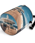 Insulated Leakproof Waterproof Cooler Backpack For Travel And Beach Lightweight Large Capacity Ice Chest With Wooden Deck Yacht Style