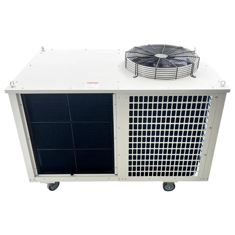 Heavy Duty Industrial Spot Cooler Air Conditioner Commercial Portable Cooling Unit outdoor mobile AC chiller with top fan.