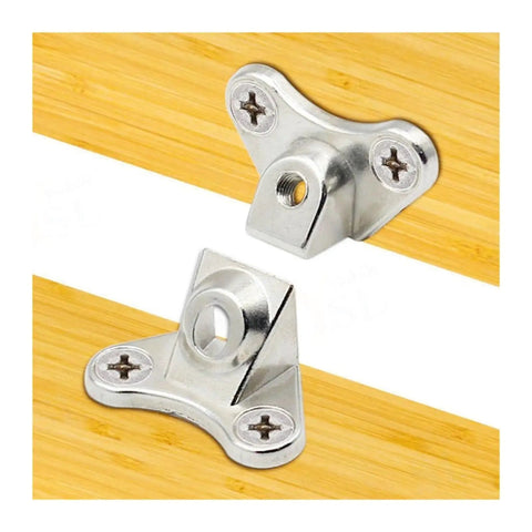 50 Pcs Galvanized White L Shaped Corner Brackets For Furniture With Removable Swivel Design And Flush Mount Screws built tough for heavy duty woodworking.